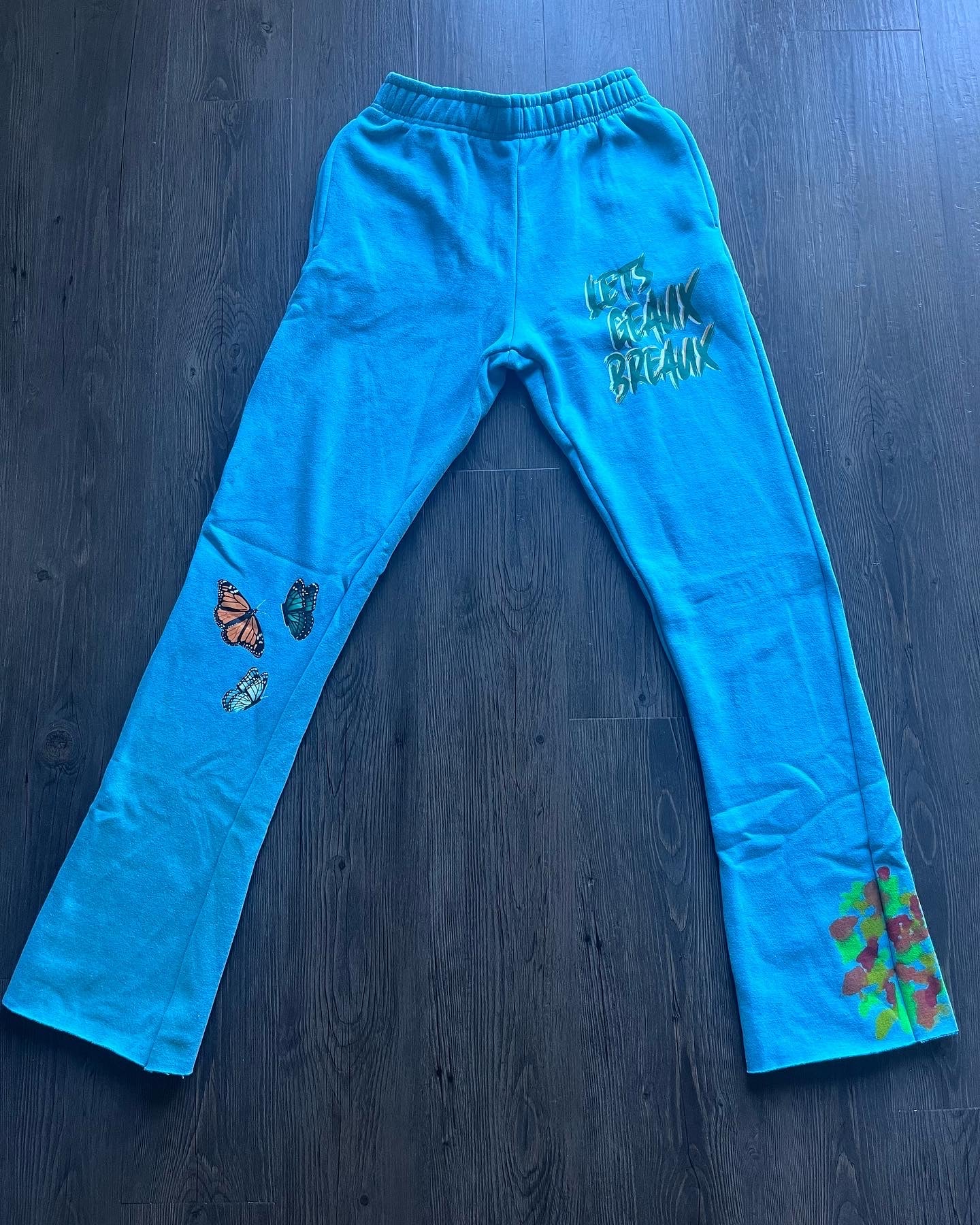 Lets Geaux Breaux Blue Flare Pants –