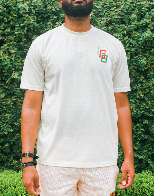 Cream Logo Tee