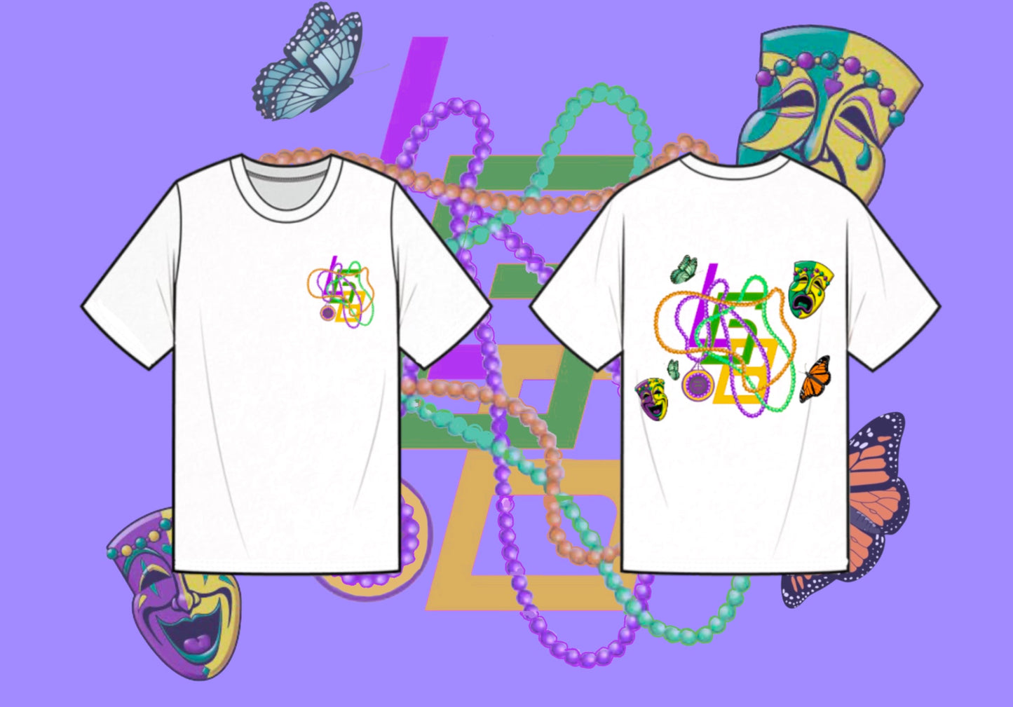Mardi Gras Logo Tee