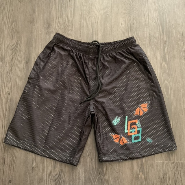 Black Logo Shorts