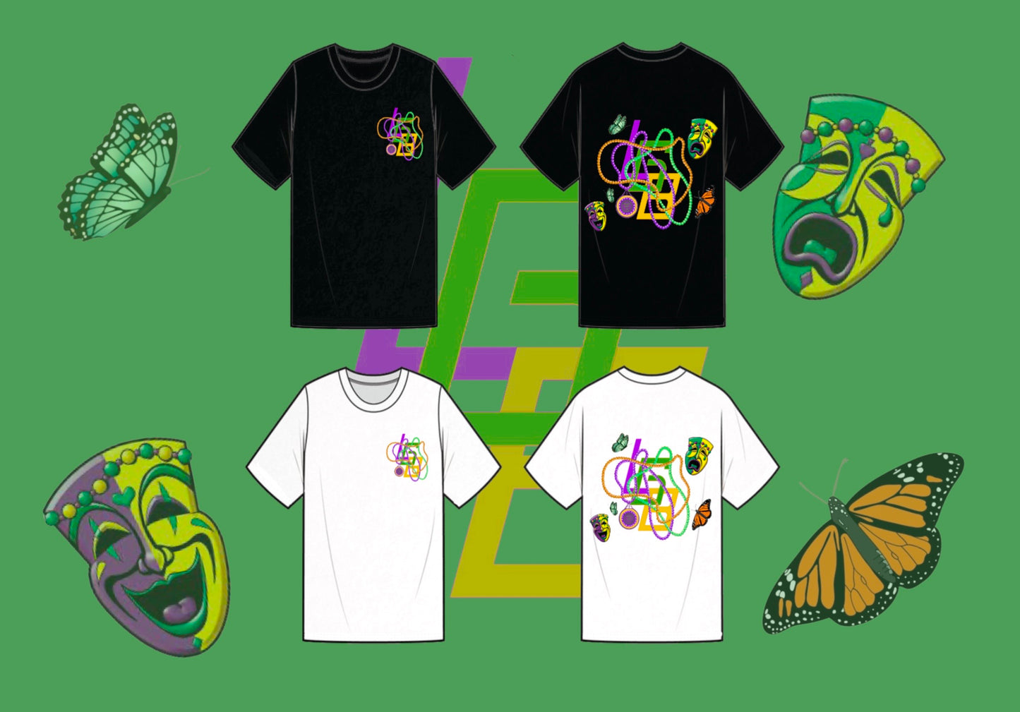 Mardi Gras Logo Tee