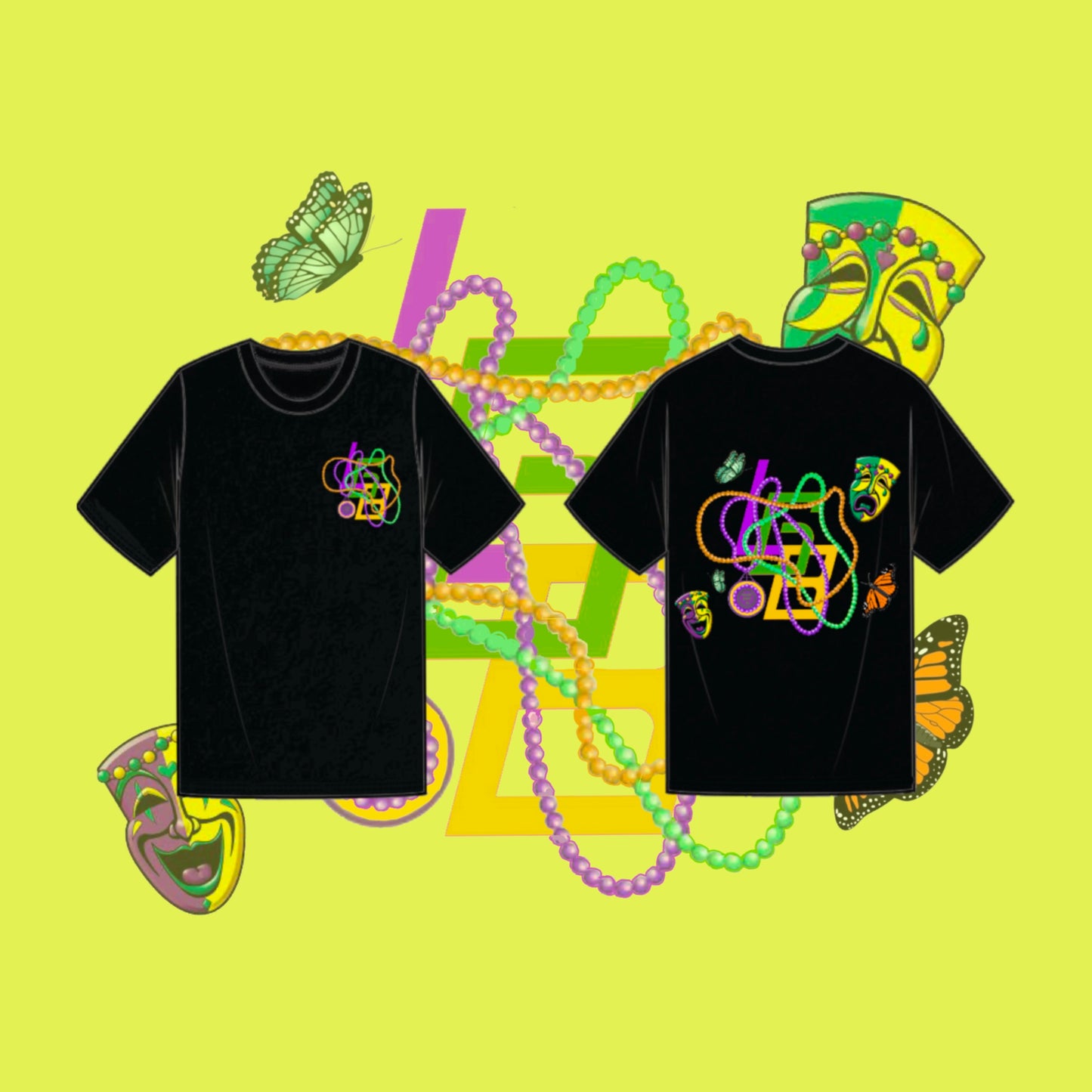 Mardi Gras Logo Tee